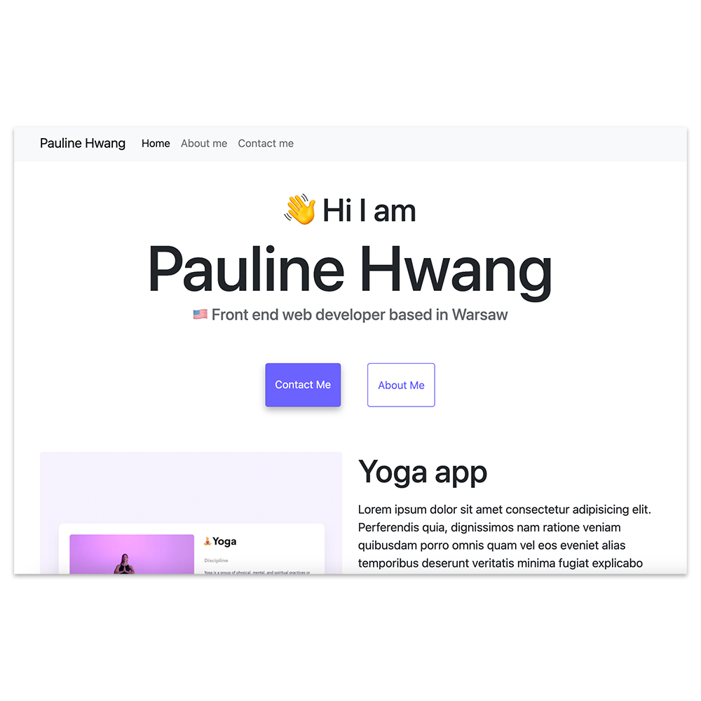 Practice portfolio project
