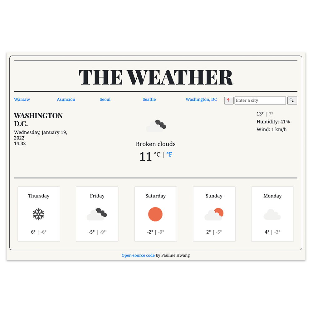 Weather app